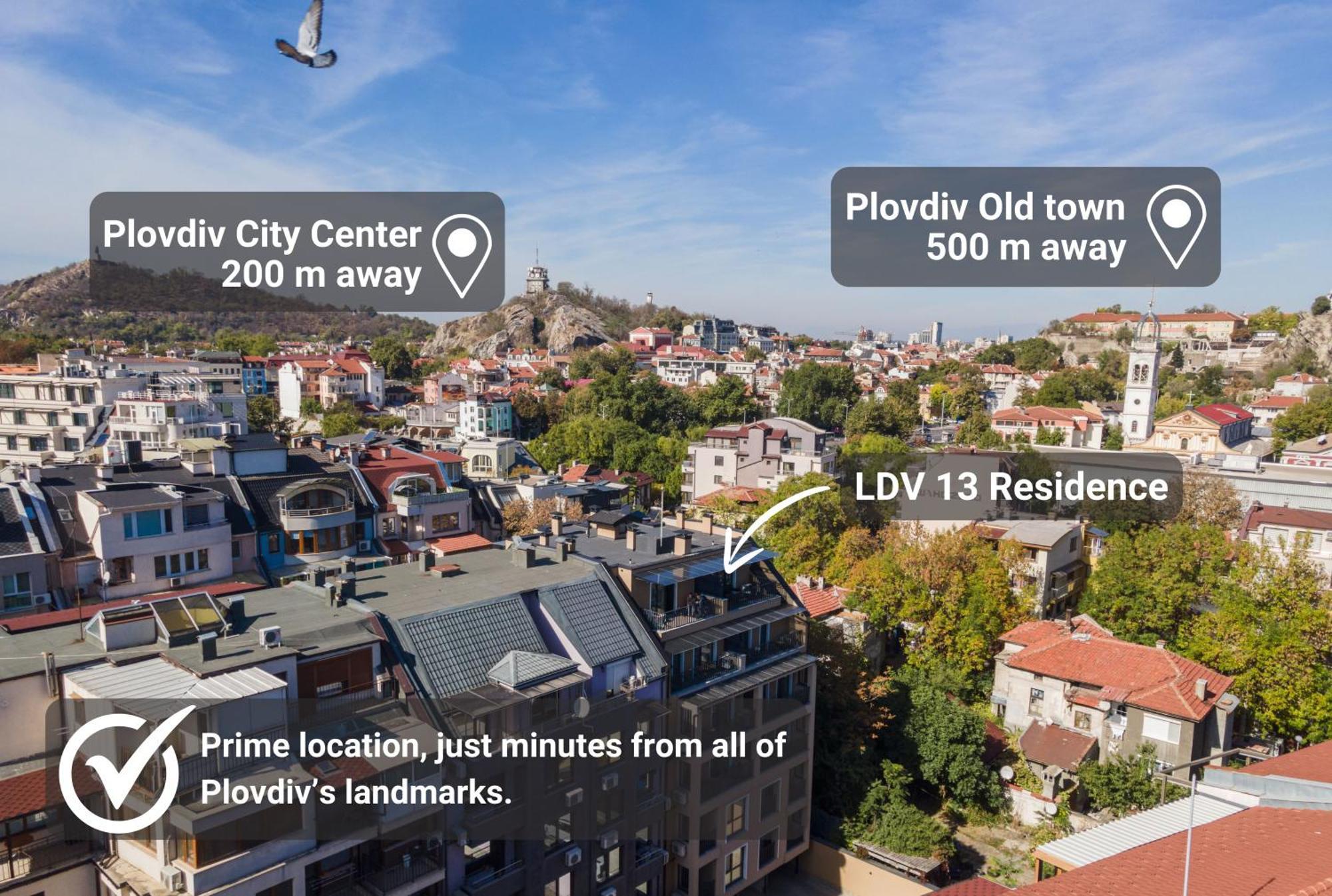 Ldv 13 1-Bedroom Apartments Free Private Parking Plowdiw Exterior foto